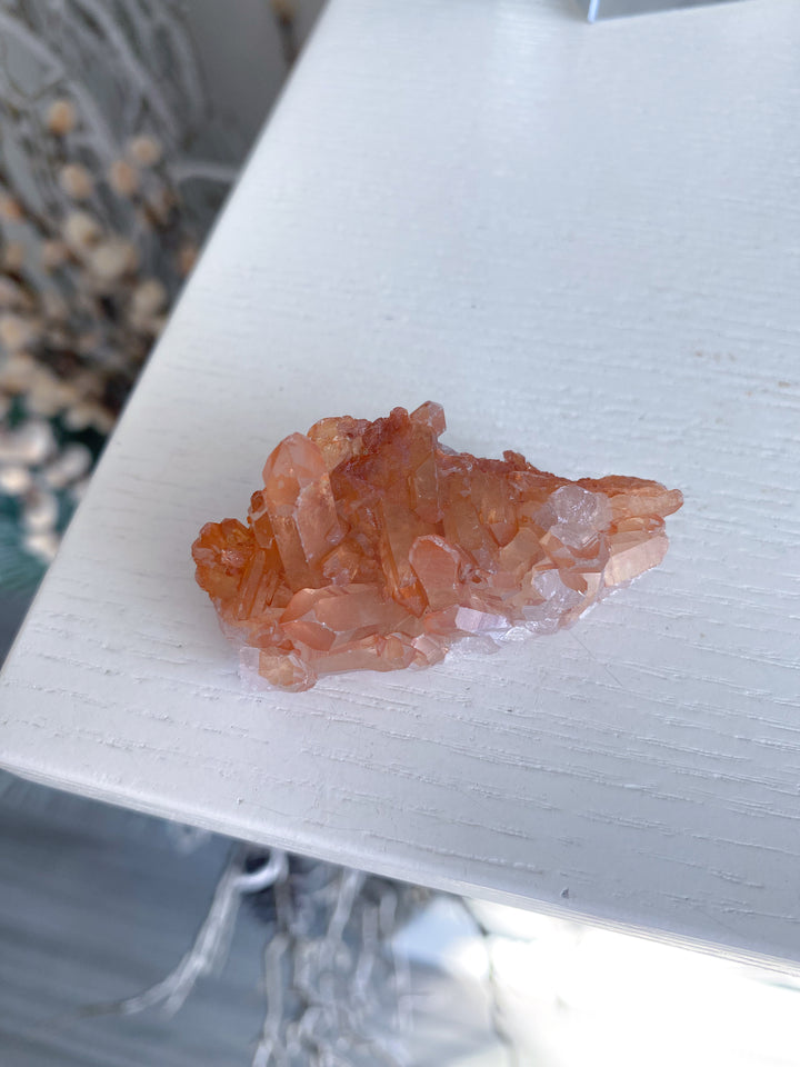 Natural Tangerine Quartz Mini Cluster #5