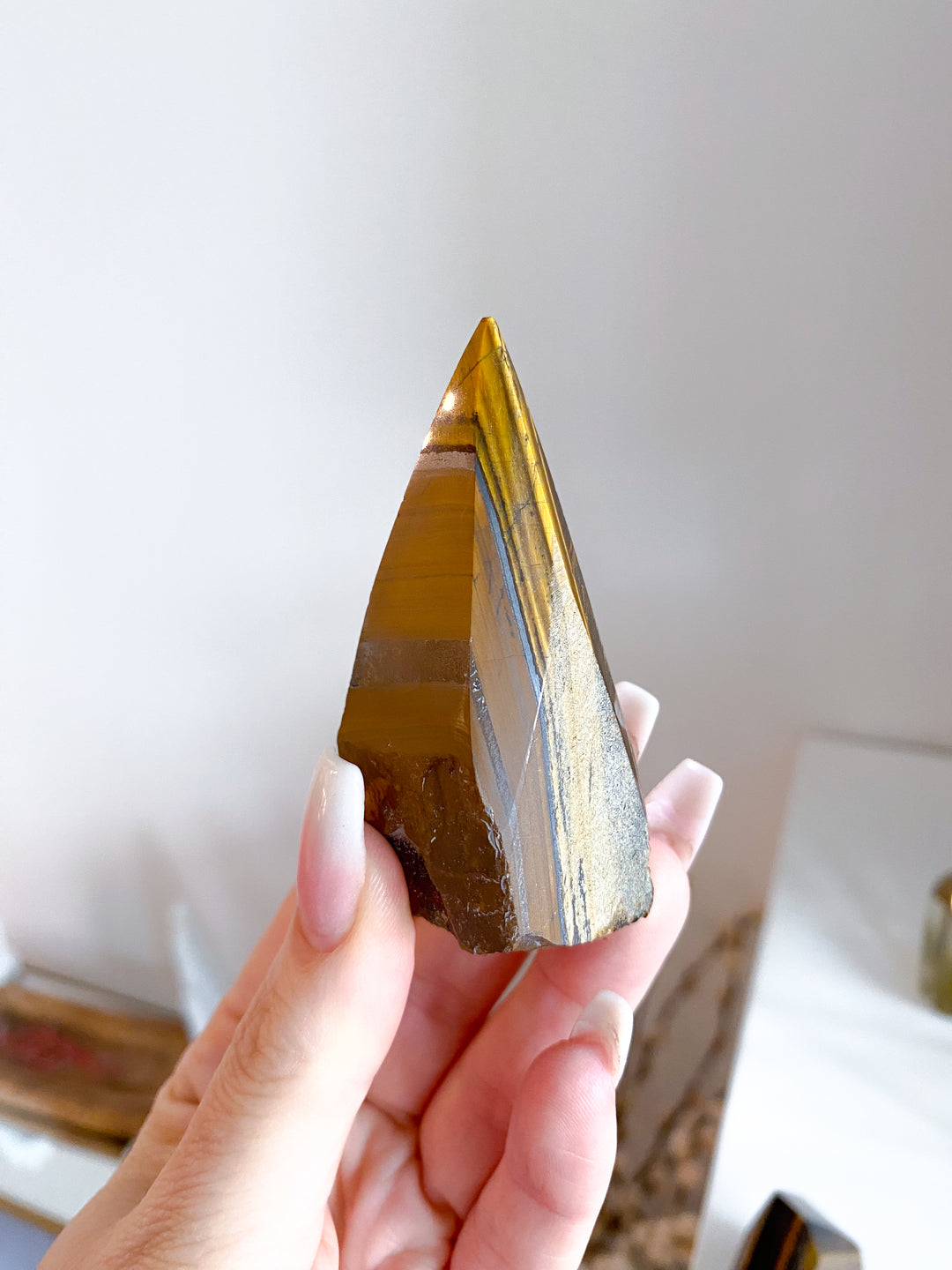 Tiger Eye Point - B Quality