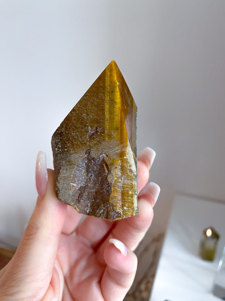 Tiger Eye Point - B Quality