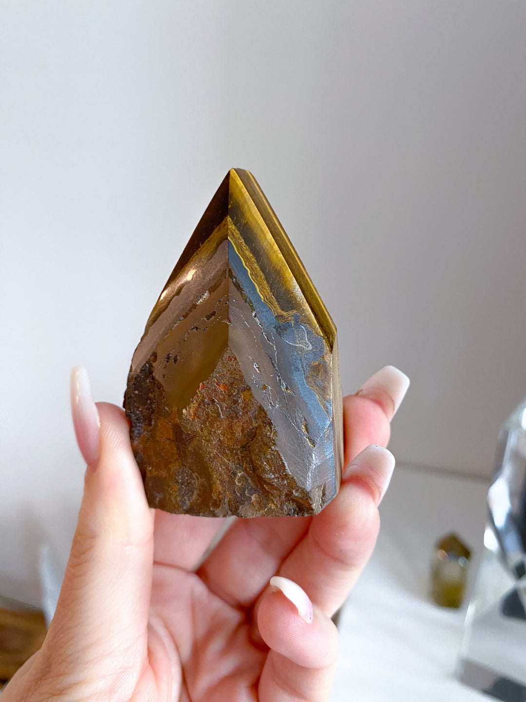 Tiger Eye Point - B Quality
