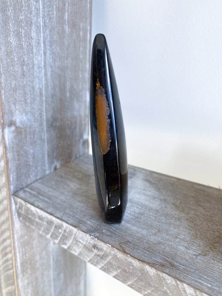 Blue Tiger Eye Flame - Get Exact Piece