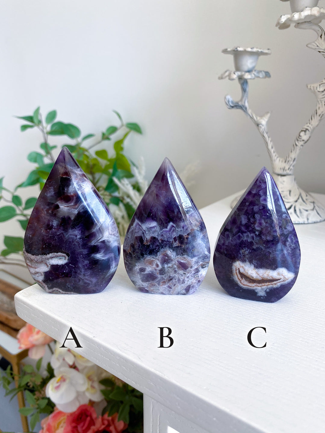 Saint Germain Dream Amethyst Flame - Choose Your Piece