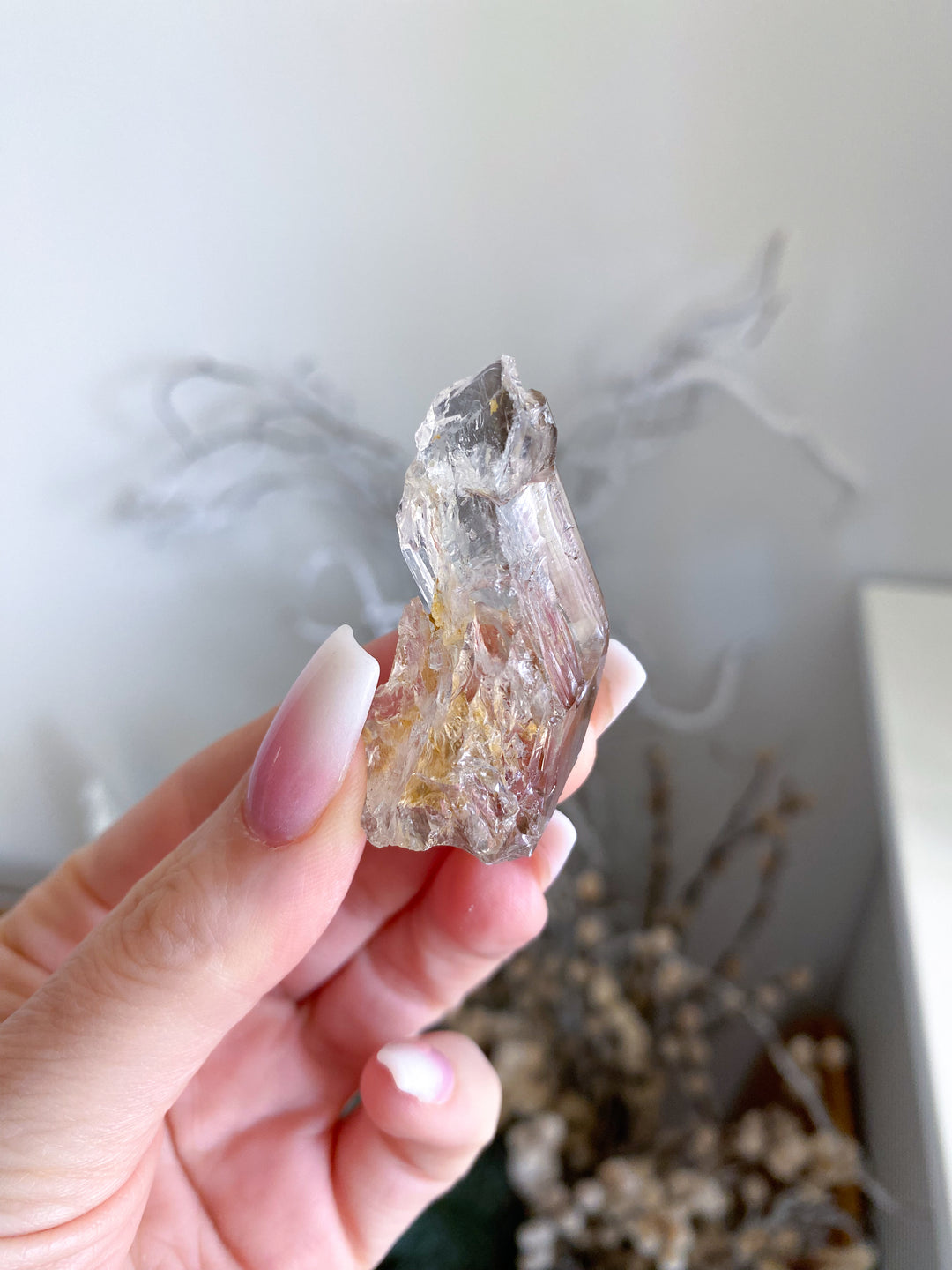 Natural Elestial Smokey Quartz #1