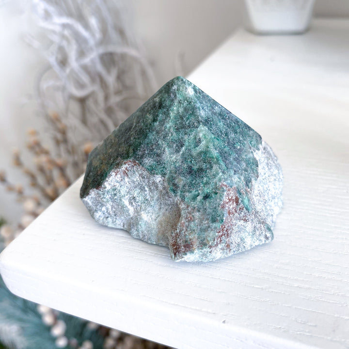 Chunky Green Aventurine Top Polish Point #2