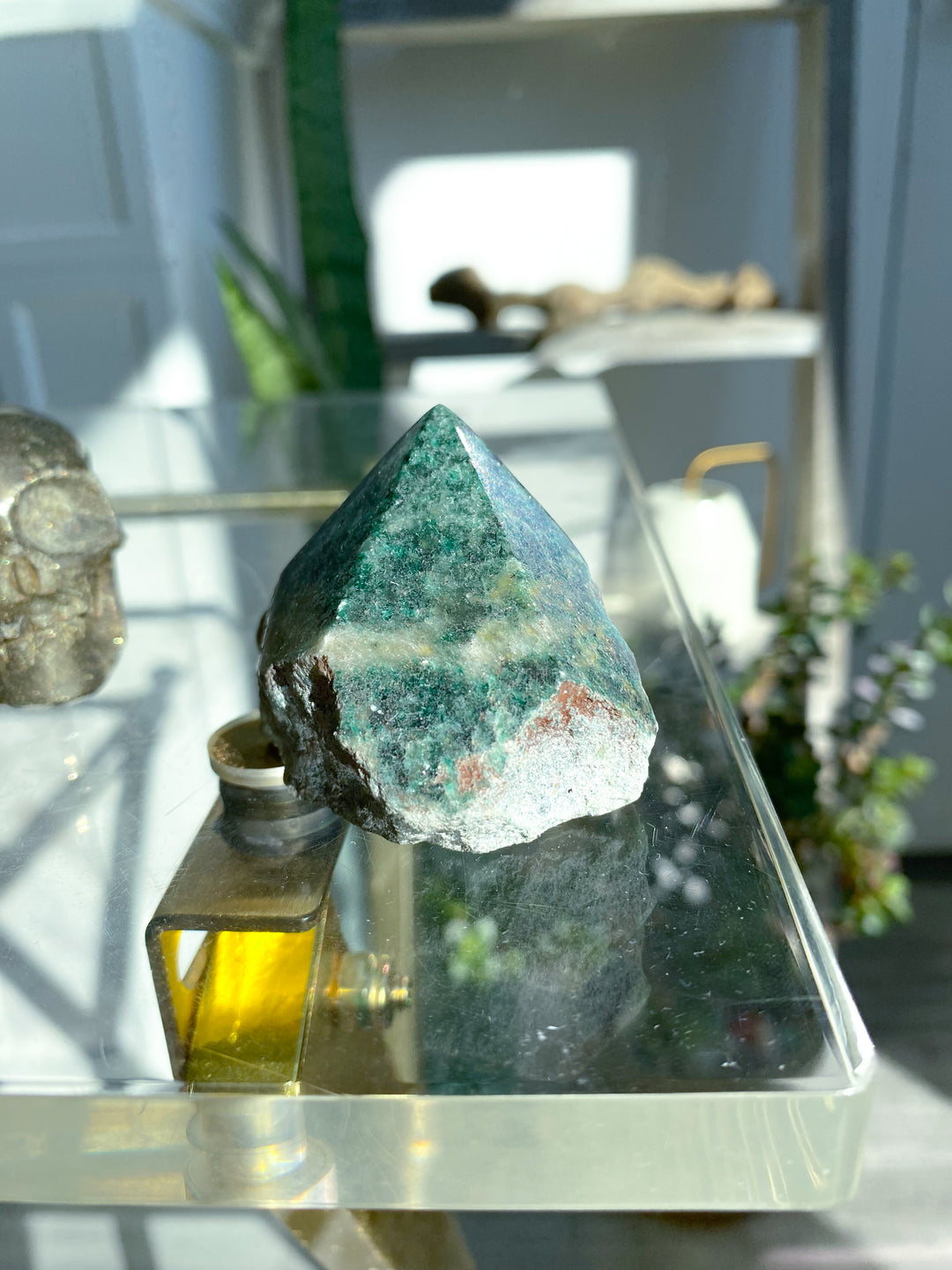 Chunky Green Aventurine Top Polish Point #2