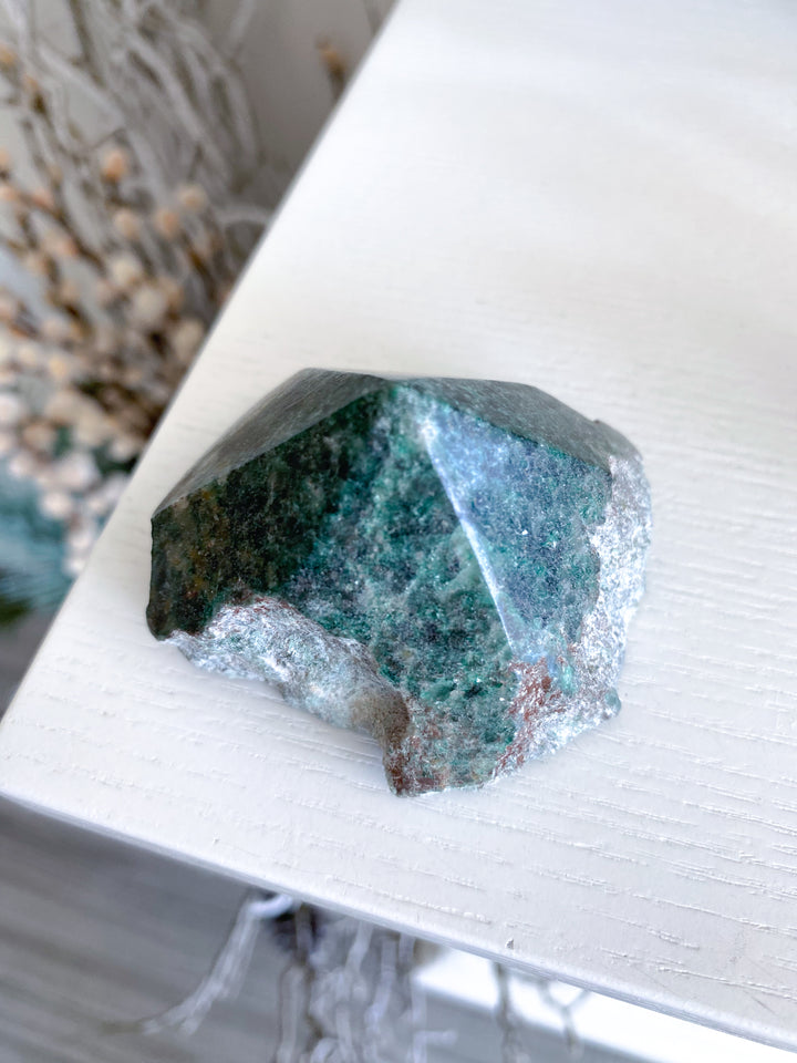 Chunky Green Aventurine Top Polish Point #2