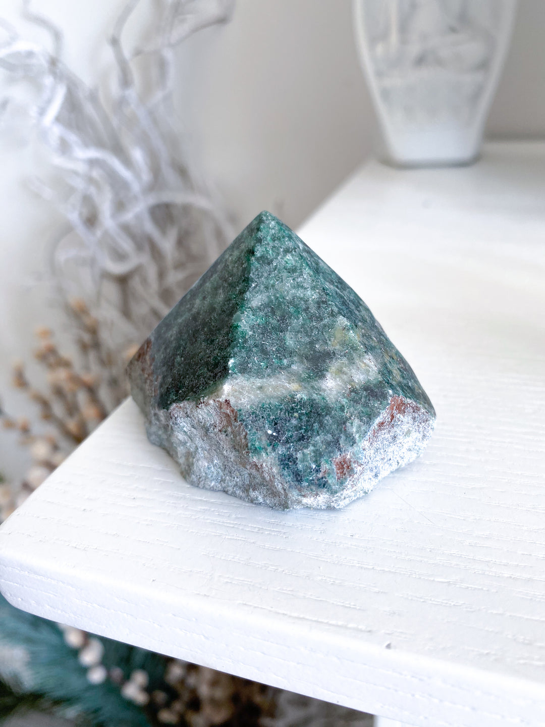 Chunky Green Aventurine Top Polish Point #2