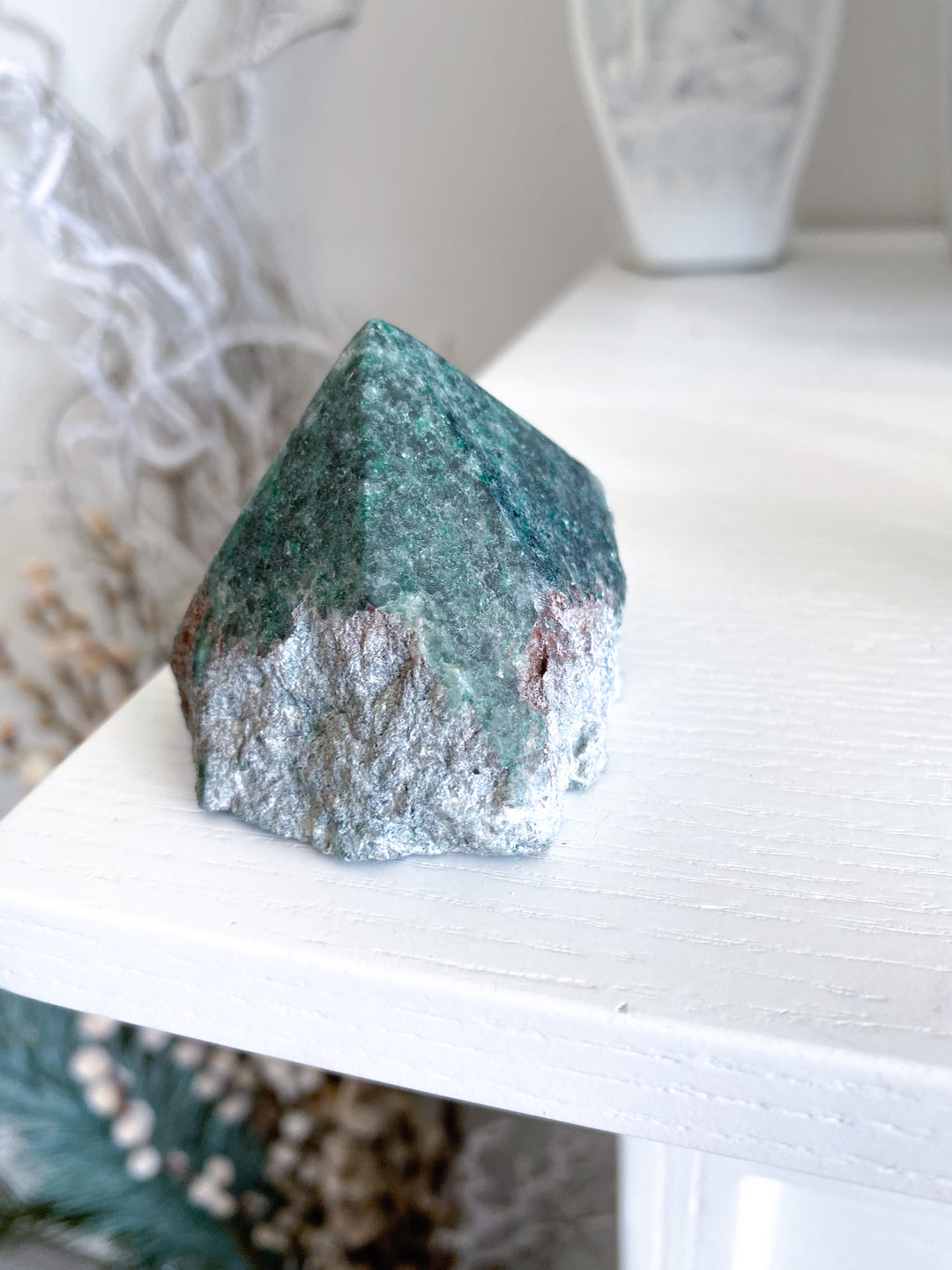 Chunky Green Aventurine Top Polish Point #2