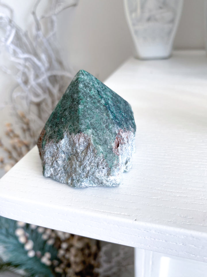 Chunky Green Aventurine Top Polish Point #2