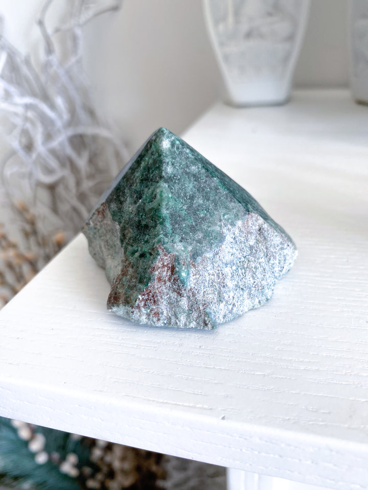 Chunky Green Aventurine Top Polish Point #2