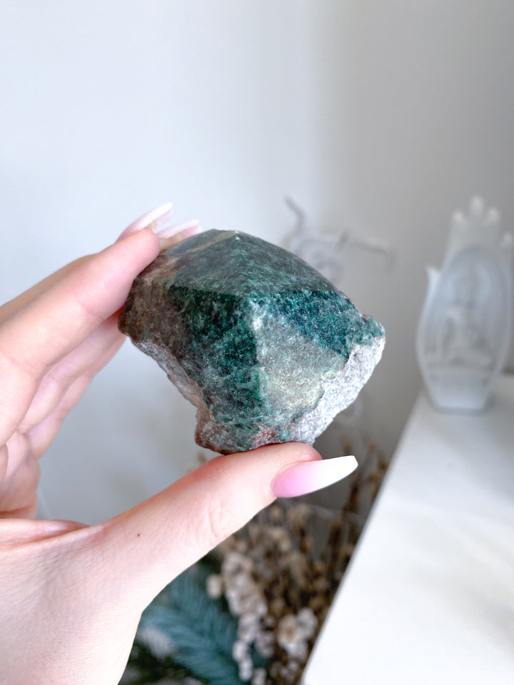 Chunky Green Aventurine Top Polish Point #2