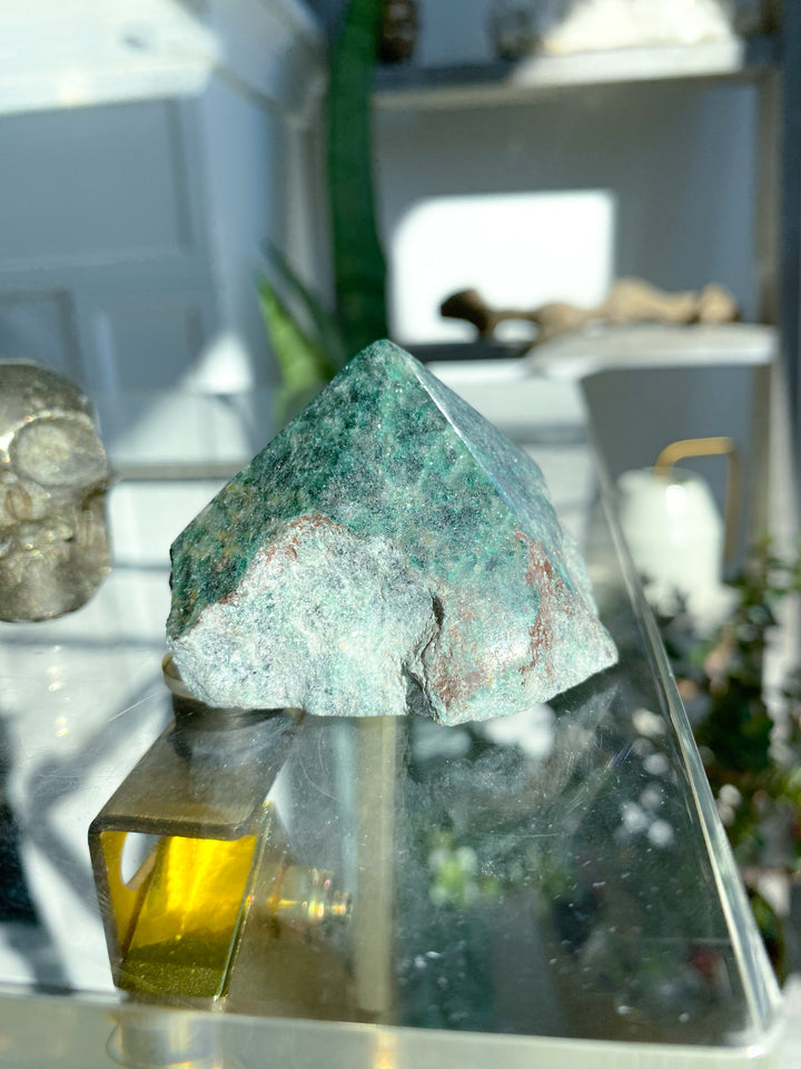 Chunky Green Aventurine Top Polish Point #2