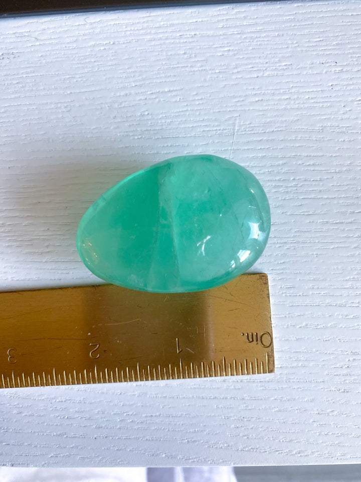 Small Green Fluorite Palm #1