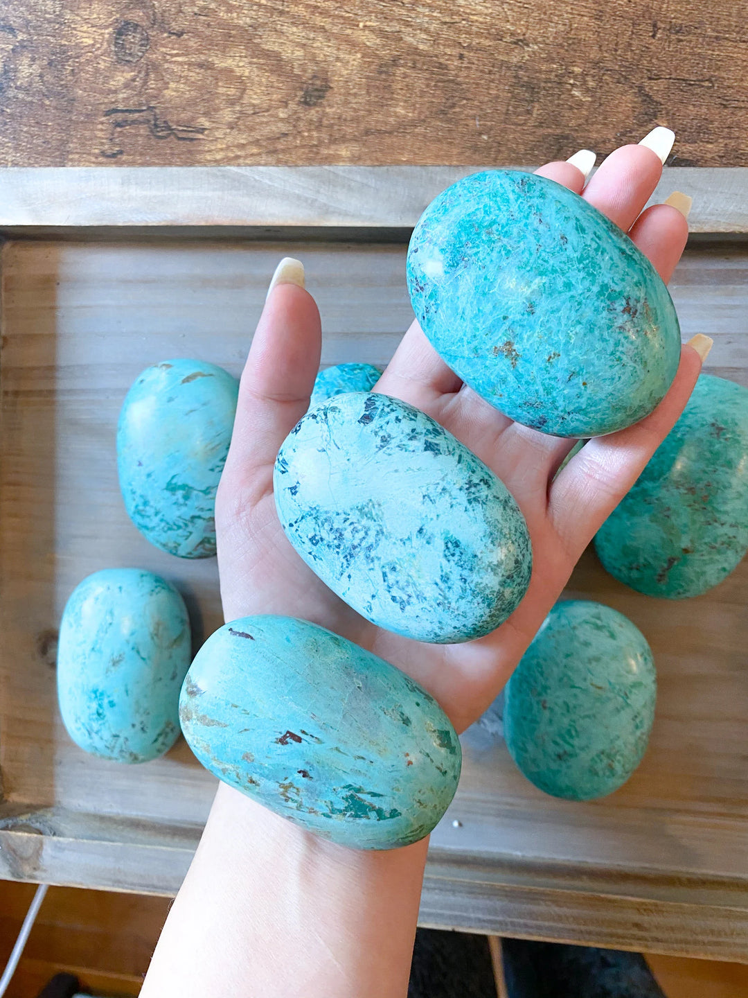 Peruvian Turquoise Palm Stone