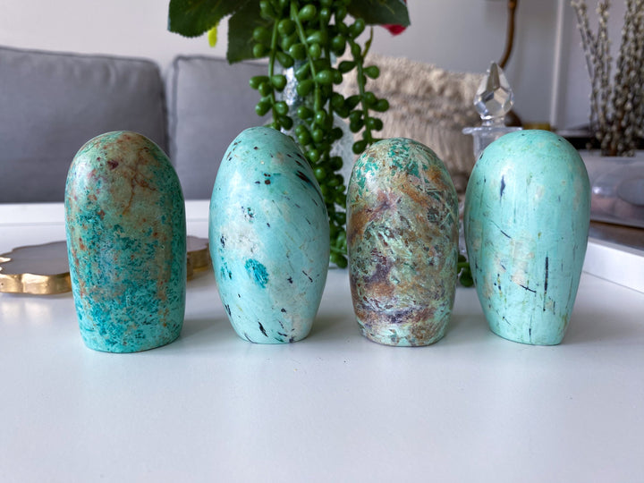 Gentle Turquoise Freeform - You Choose - Aligns all the Chakras - From Peru - Peruvian