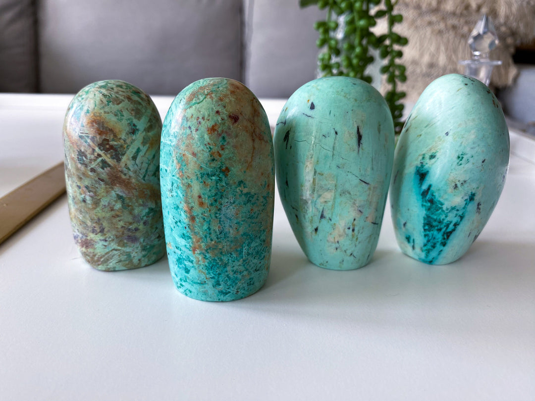 Gentle Turquoise Freeform - You Choose - Aligns all the Chakras - From Peru - Peruvian