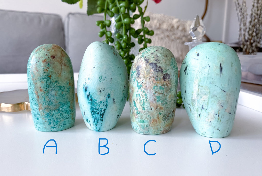 Gentle Turquoise Freeform - You Choose - Aligns all the Chakras - From Peru - Peruvian