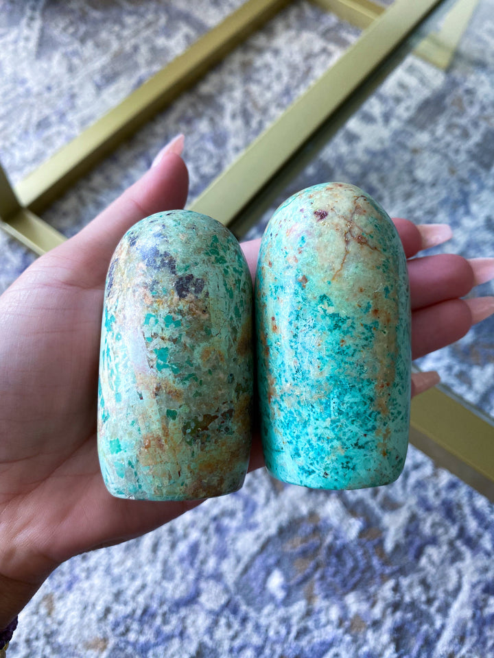 Gentle Turquoise Freeform - You Choose - Aligns all the Chakras - From Peru - Peruvian