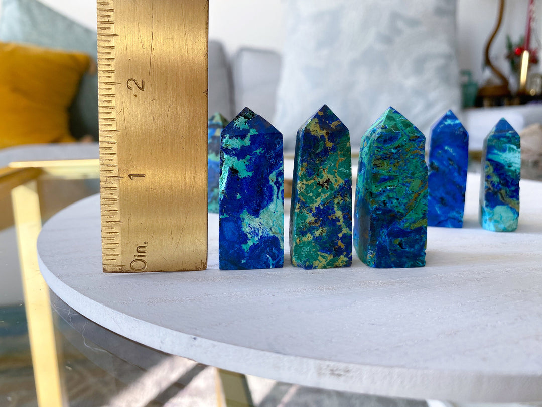 Azurite Malachite Mini Towers