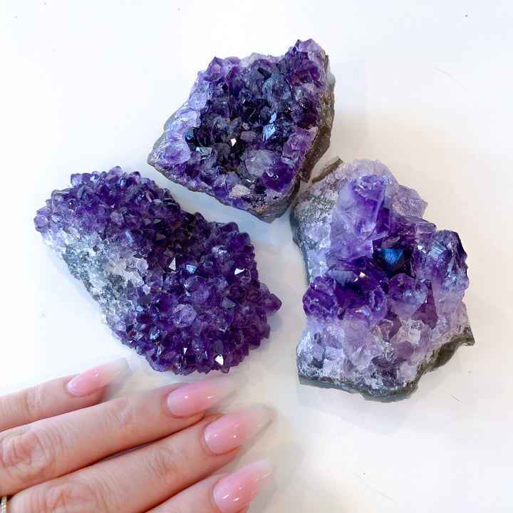 GRAPE Amethyst Clusters 2-3" - You Choose