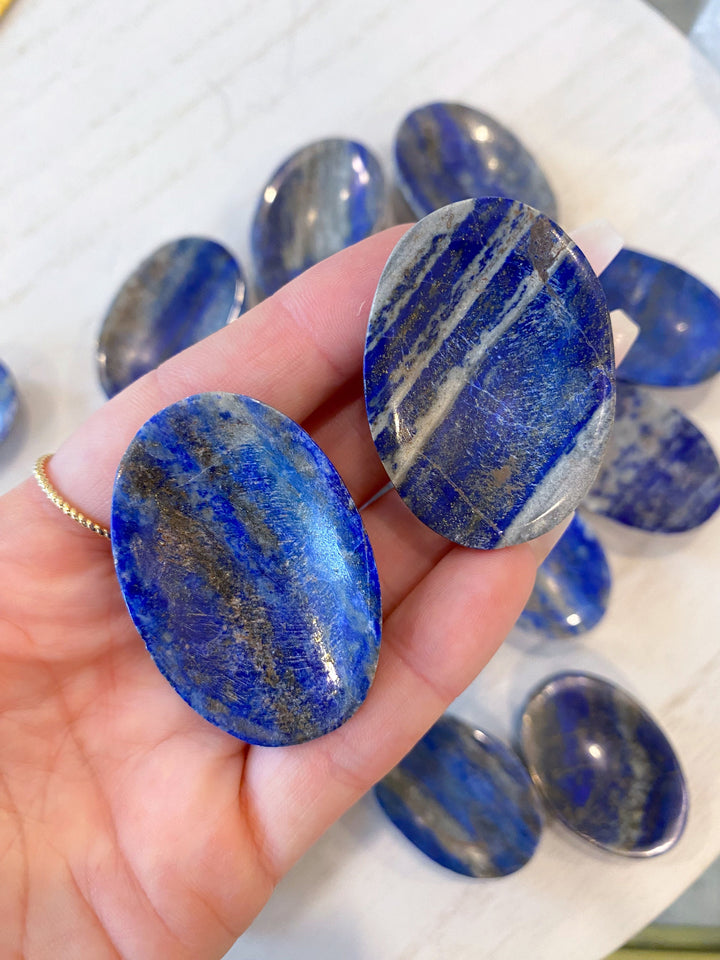 Calming Lapis Lazuli Worry Stone