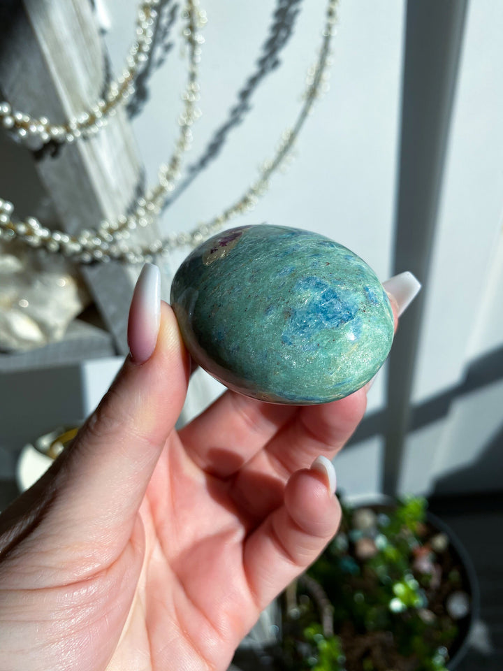 QUALITY Ruby Fuchsite Palm - Get EXACT Item - Anyolite - Self Love - Emotional Support - Health - Confidence - Release - Root, Heart Chakra