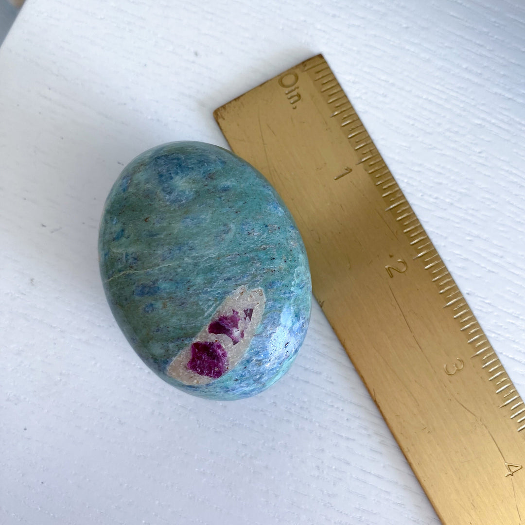 QUALITY Ruby Fuchsite Palm - Get EXACT Item - Anyolite - Self Love - Emotional Support - Health - Confidence - Release - Root, Heart Chakra
