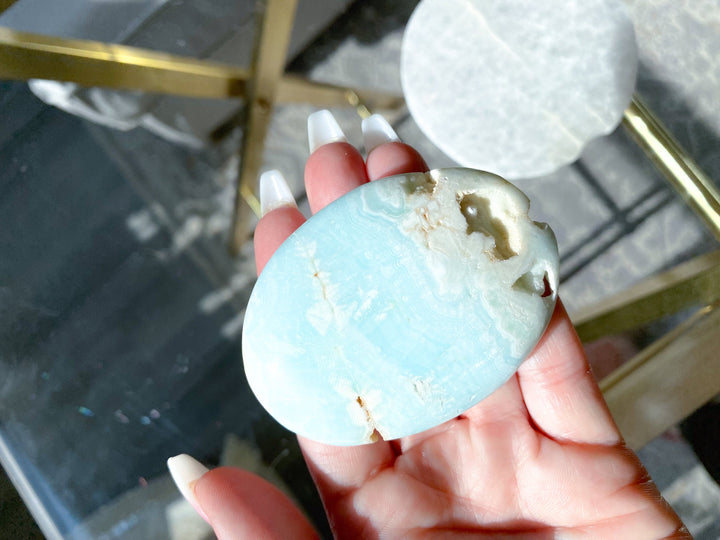 Caribbean Calcite Palm Stone #5