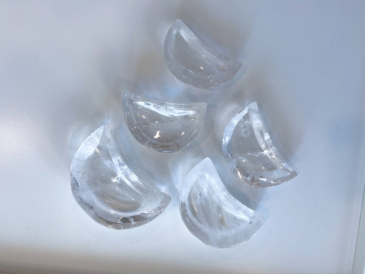 Clear Quartz Moon Bowl