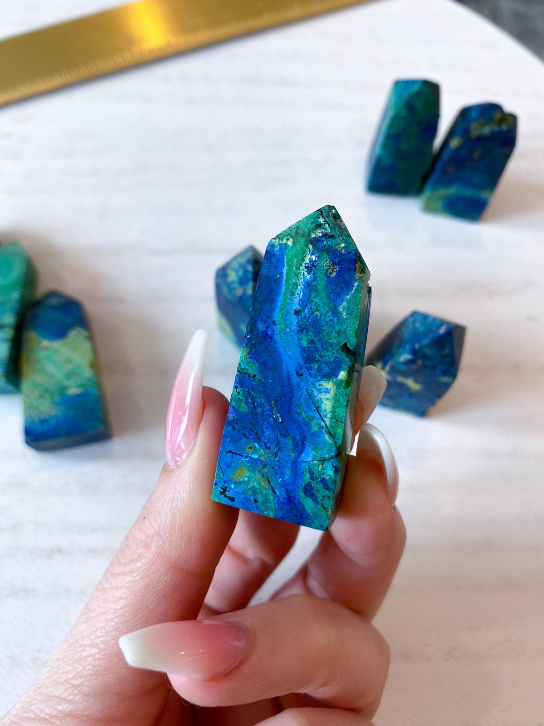 Azurite Malachite Mini Towers