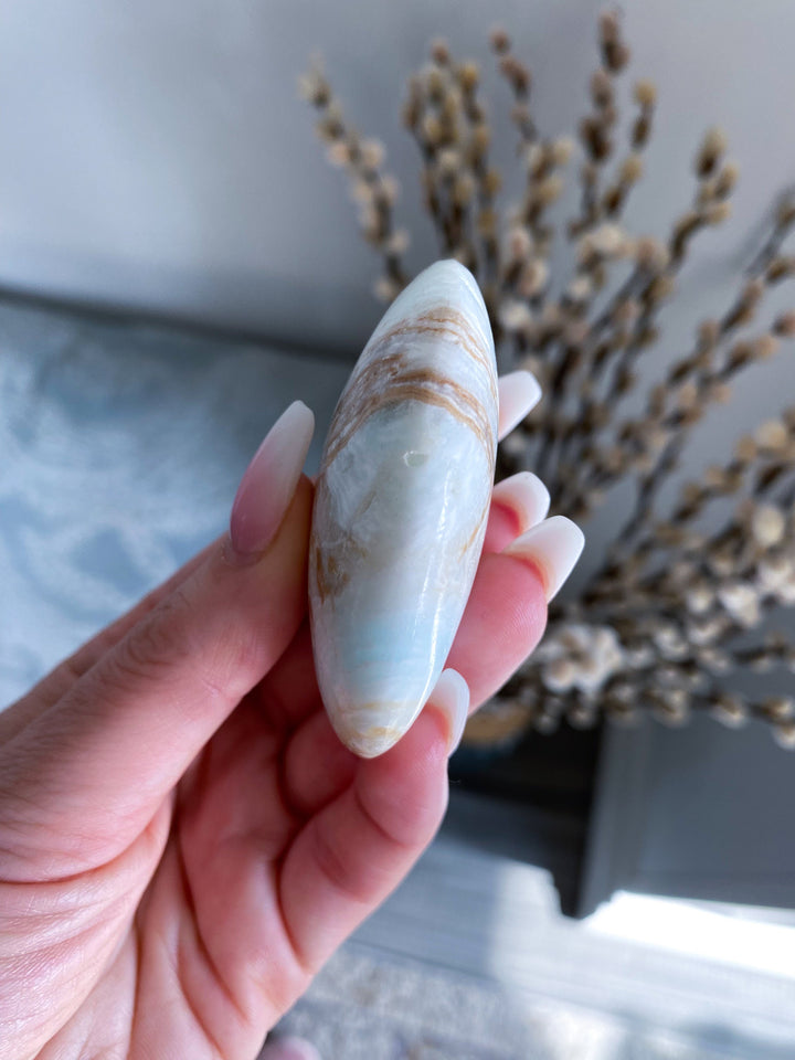 Caribbean Calcite Palm Stone #3