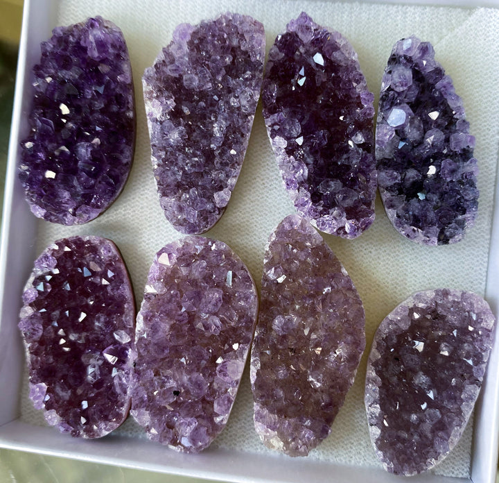 Long, Rainbow Amethyst Mini Cluster 1"