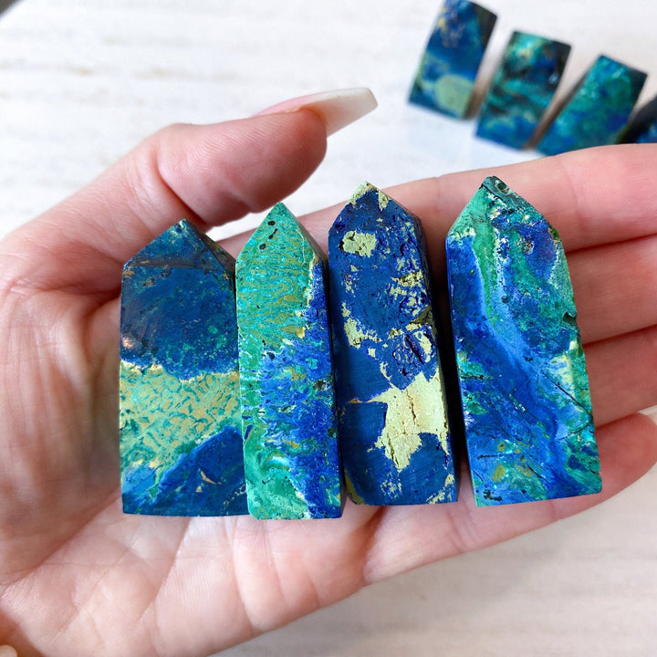 Azurite Malachite Mini Towers