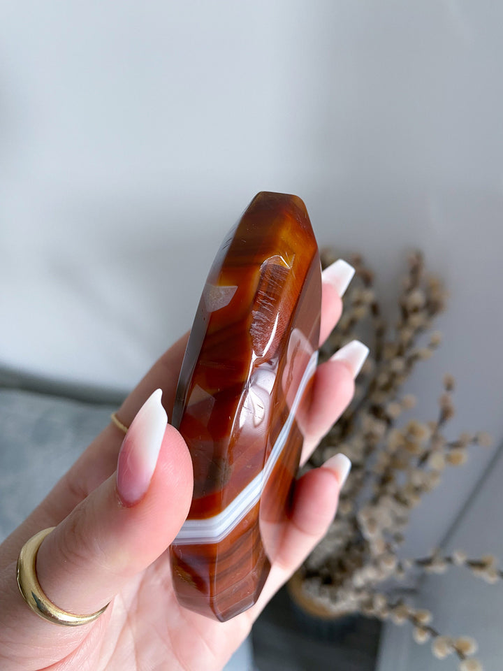 Masculine Energy Carnelian Flame #4 - Get Exact Stone