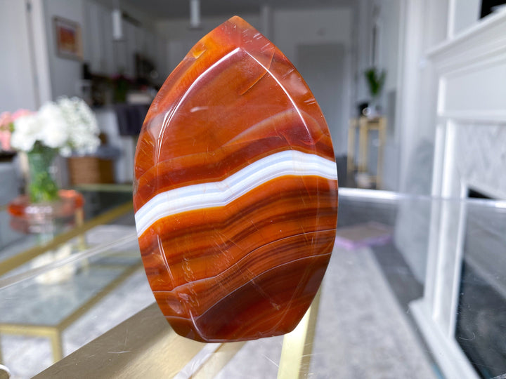 Masculine Energy Carnelian Flame #4 - Get Exact Stone