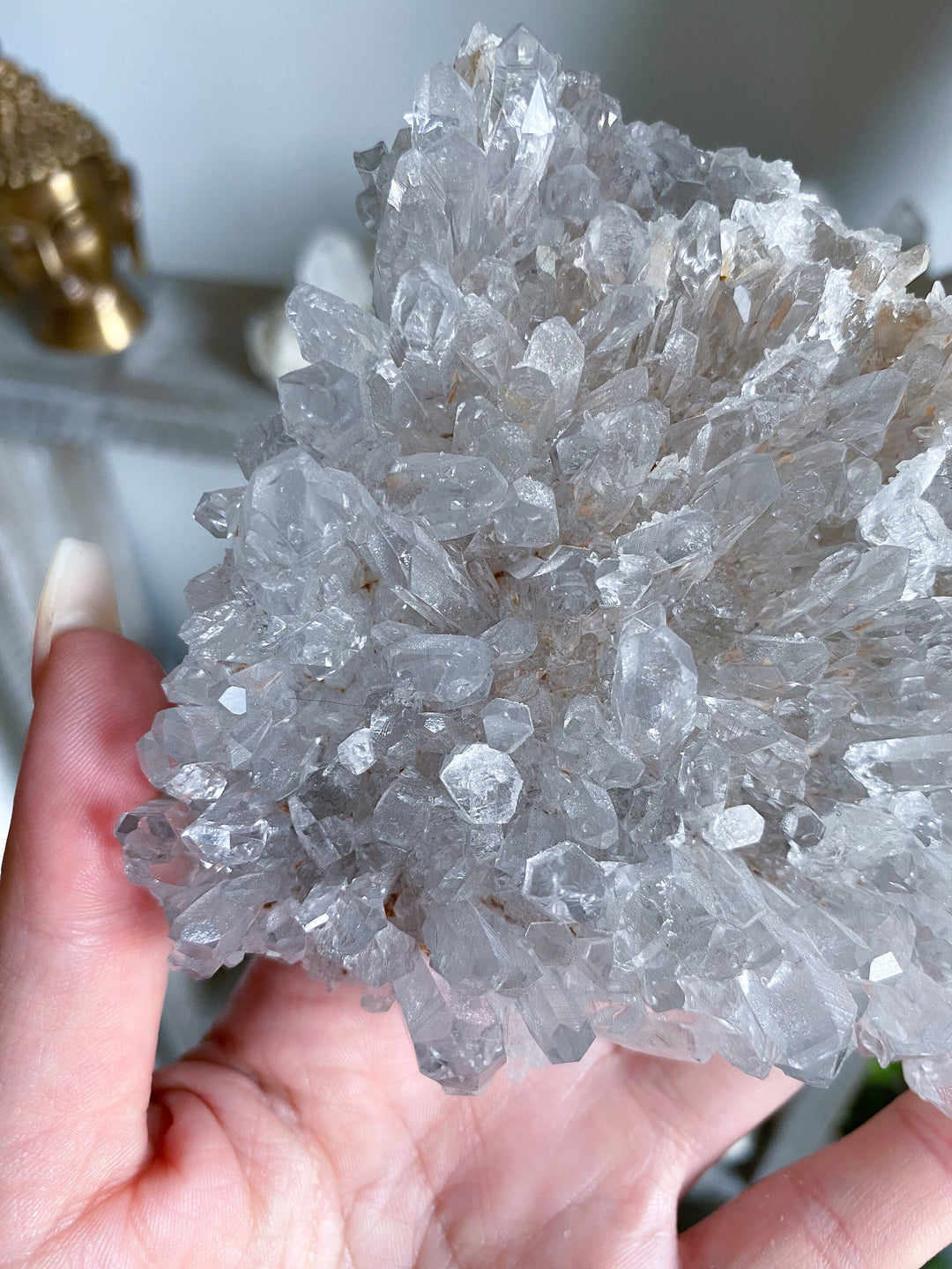 Large Clear Quartz Cluster - Display Piece