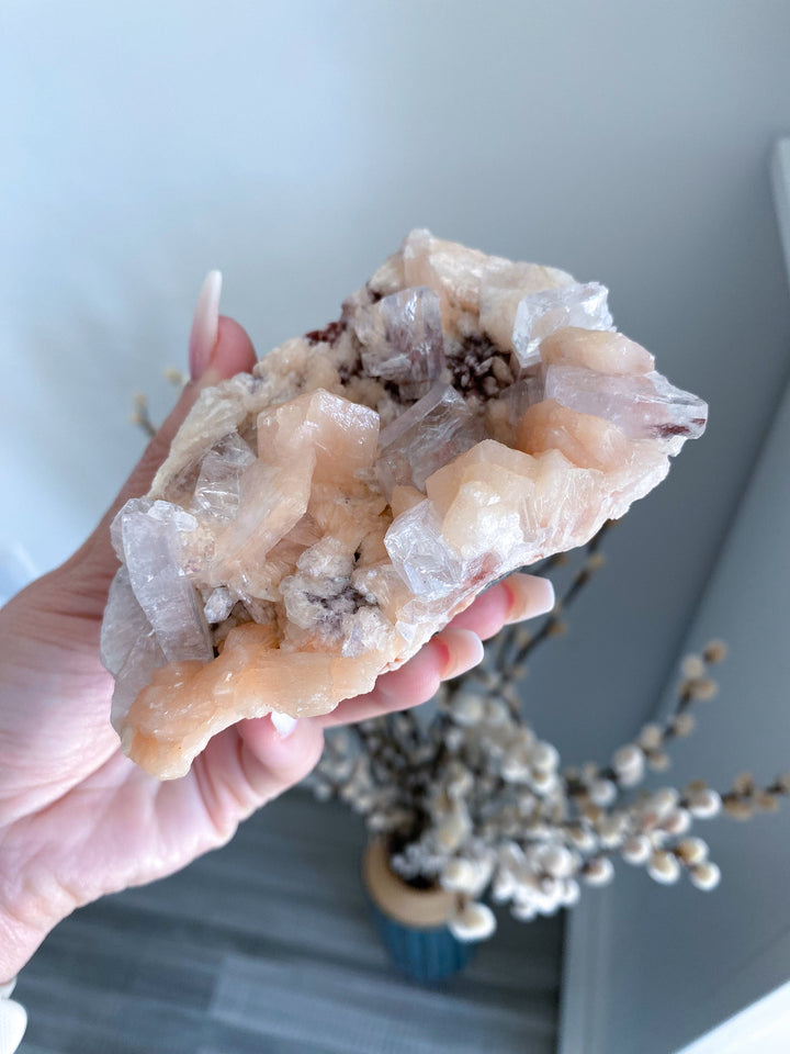 Pink Apophyllite Cluster #1