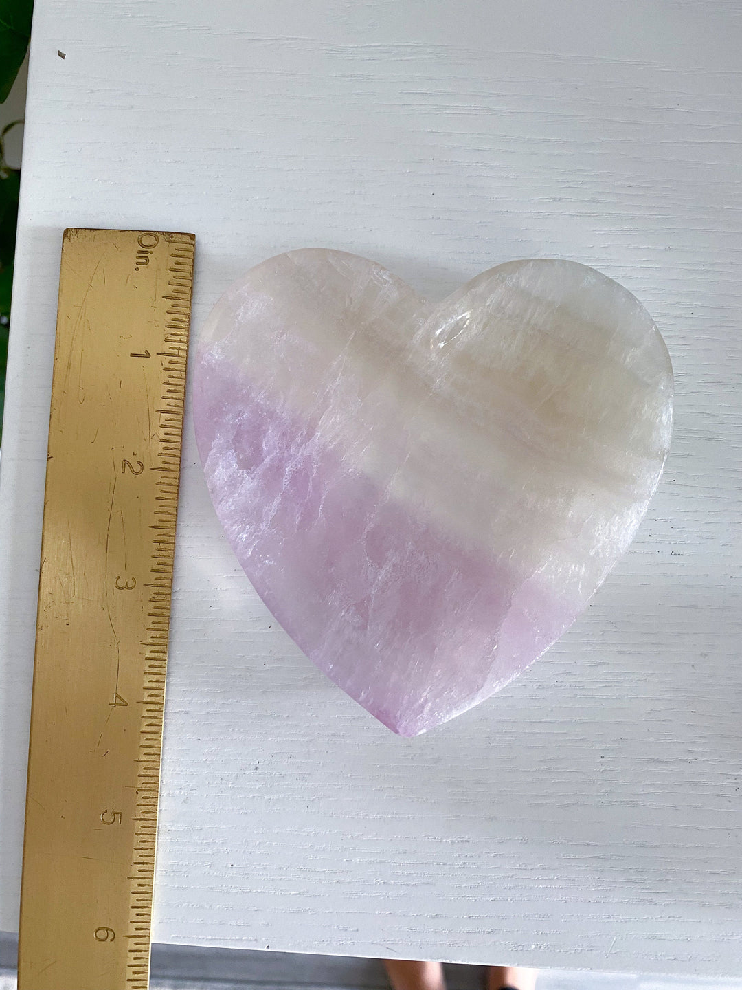 Purple Heart Fluorite Moon Dish / Bowl