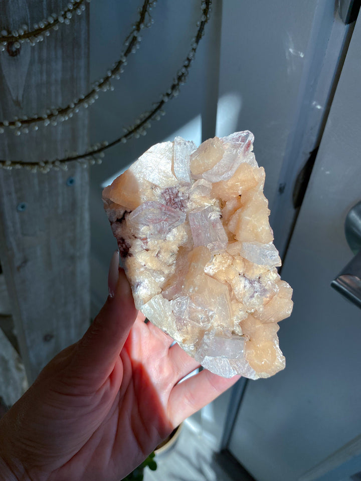 Pink Apophyllite Cluster #1