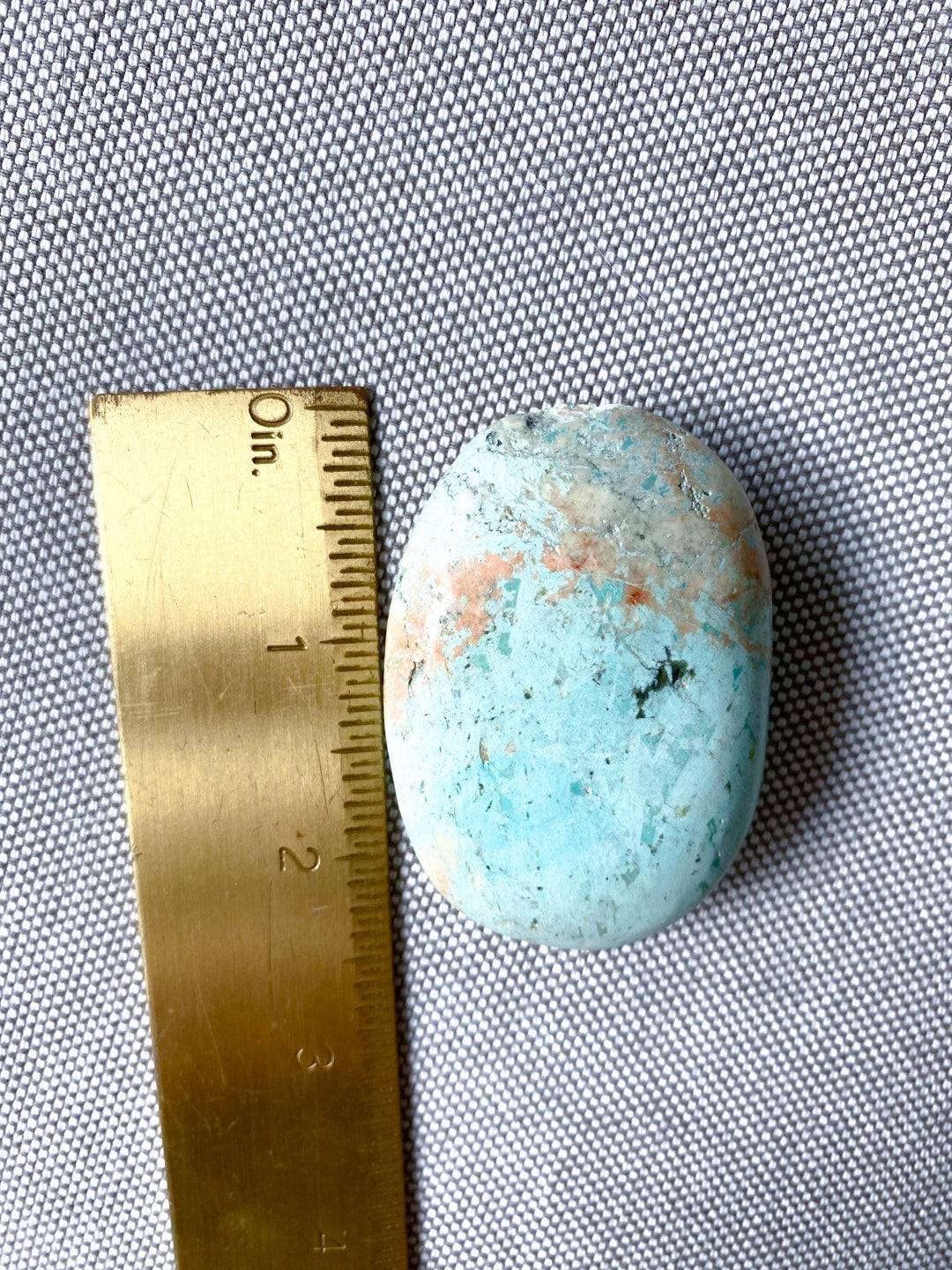 Turquoise Palm Stone #13 - Aligns all Chakras