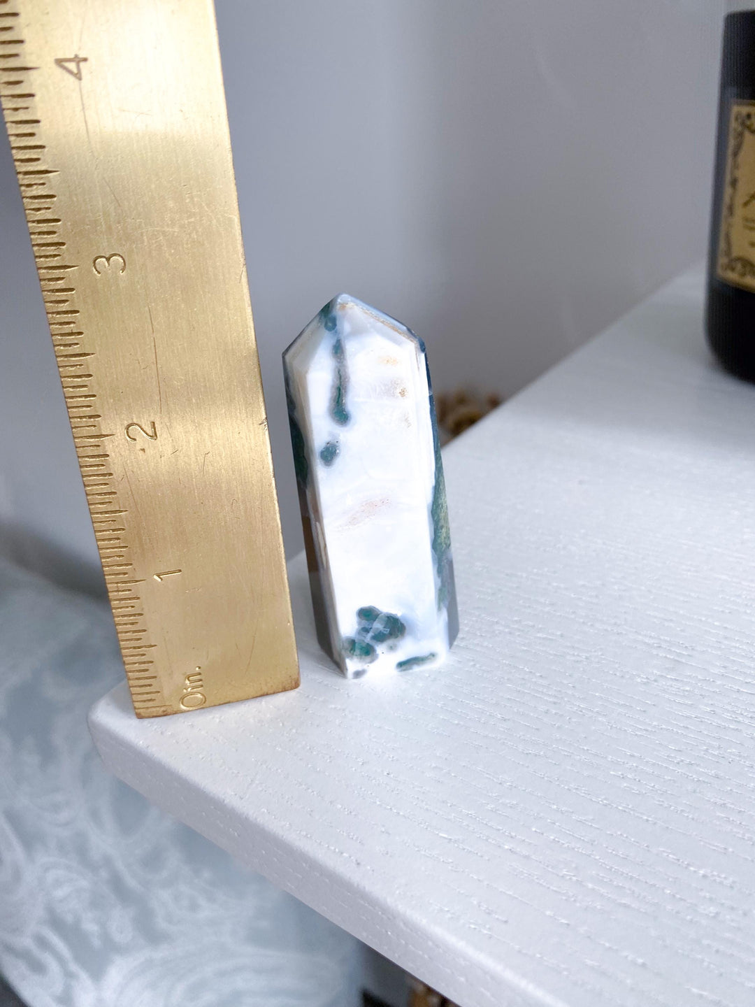 Imperfect Moss Agate Tower #2