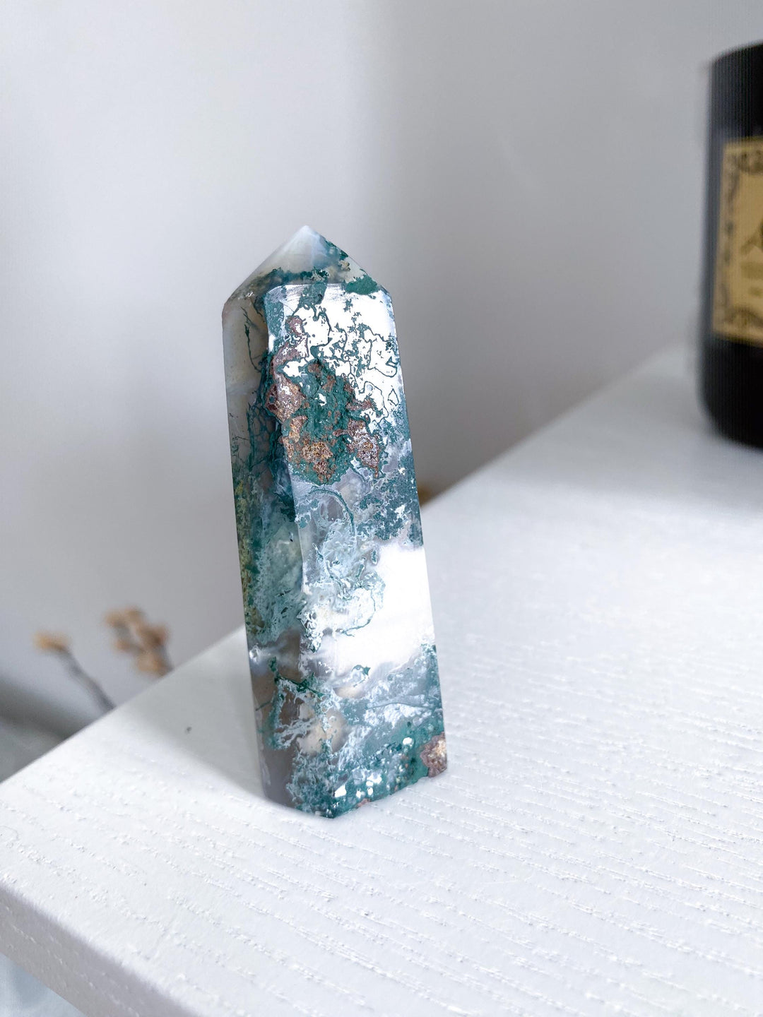 Imperfect Moss Agate Tower #2