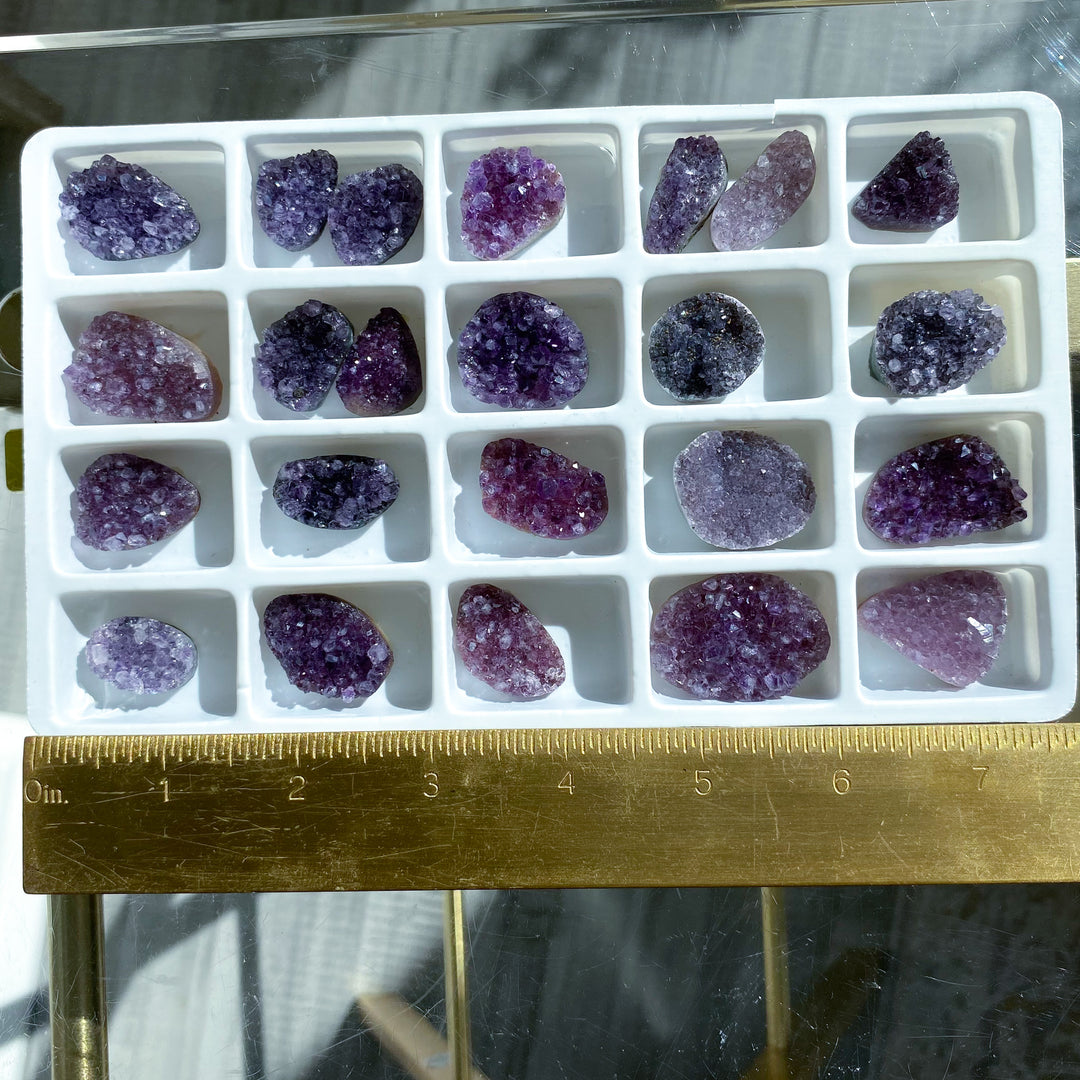 Rainbow Amethyst Mini Cluster Cabochon - You Choose