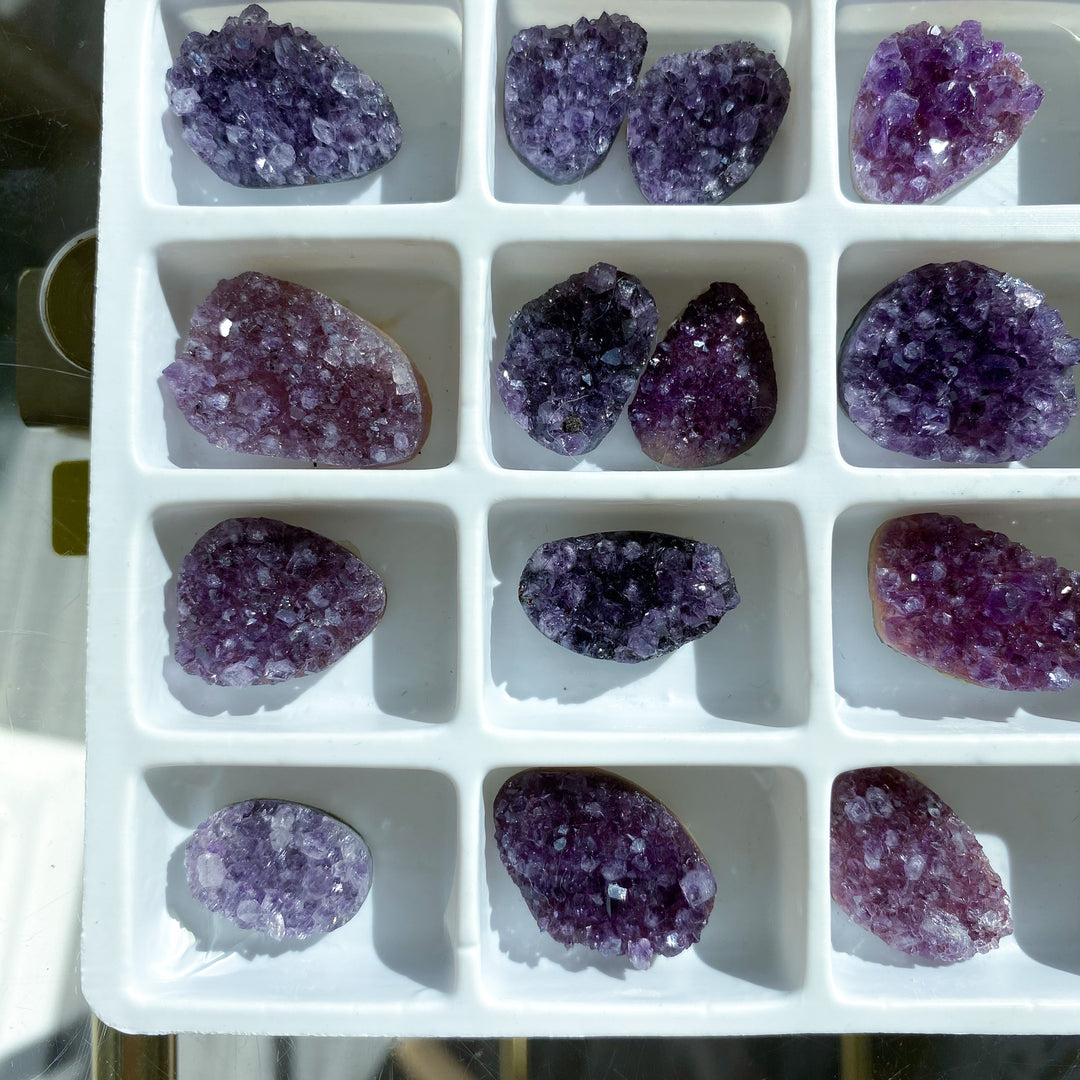 Rainbow Amethyst Mini Cluster Cabochon - You Choose