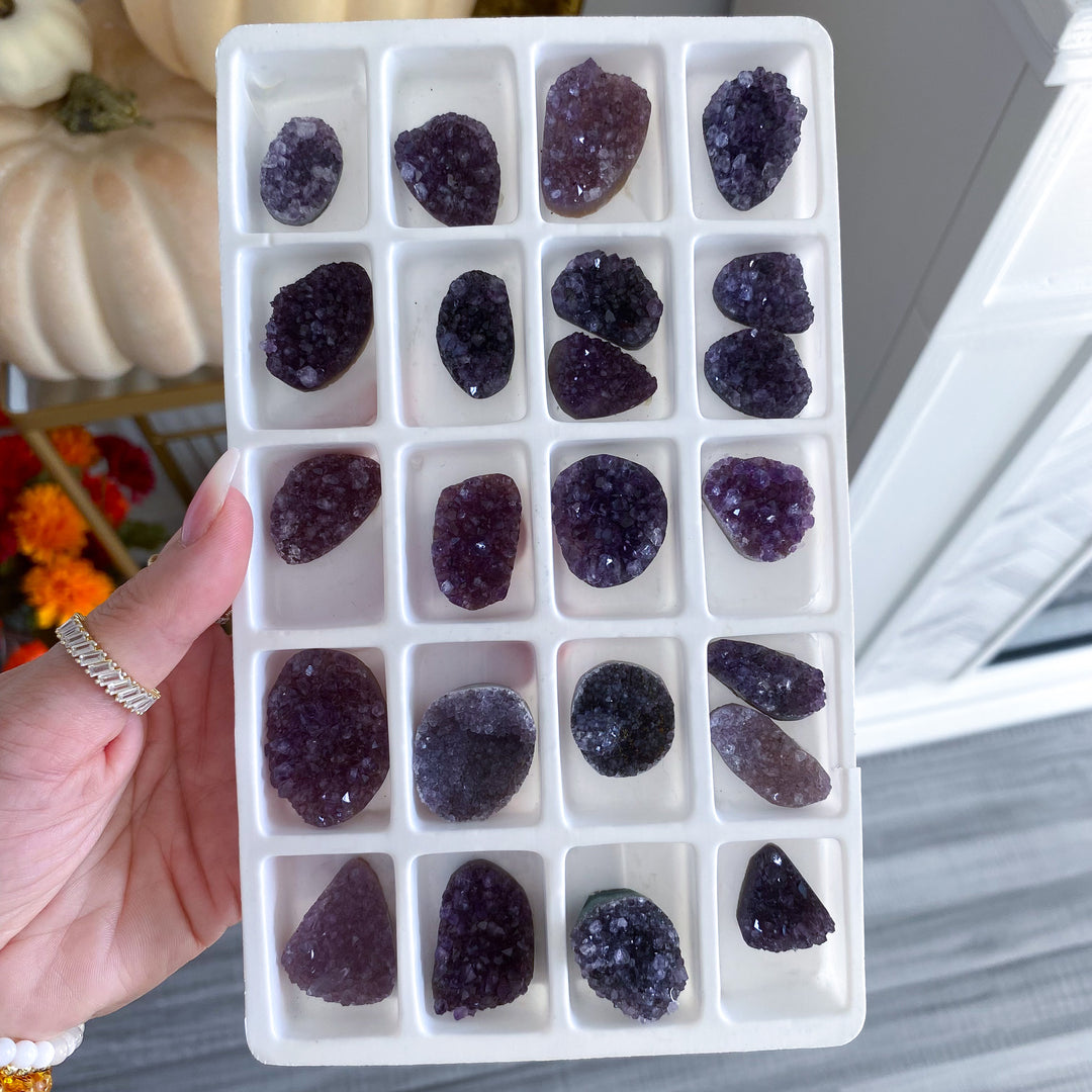 Rainbow Amethyst Mini Cluster Cabochon - You Choose