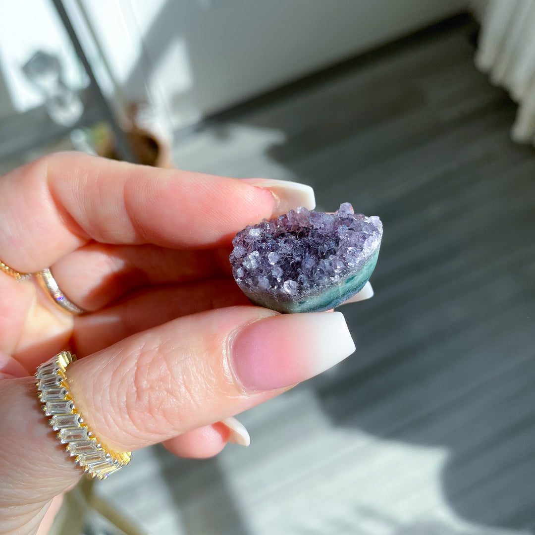Rainbow Amethyst Mini Cluster Cabochon - You Choose
