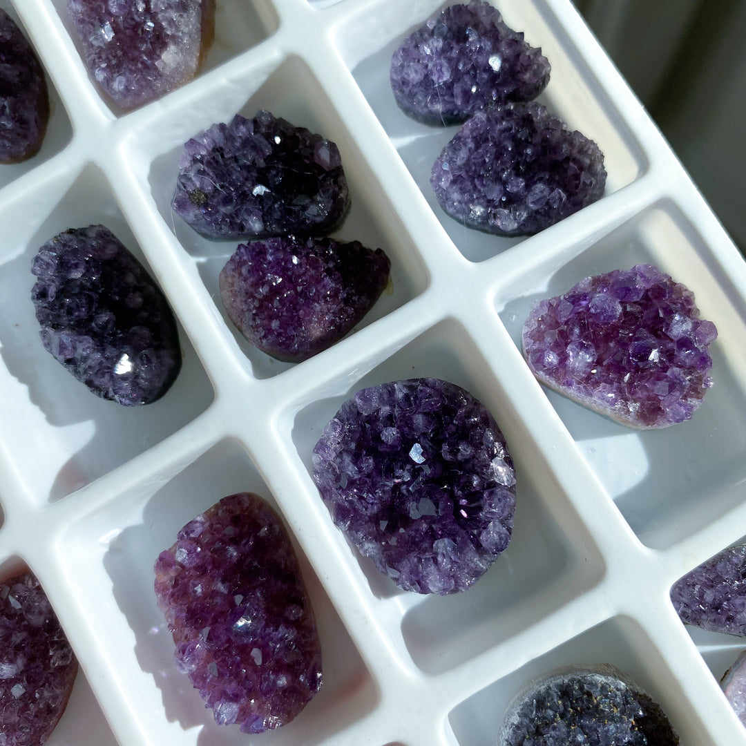 Rainbow Amethyst Mini Cluster Cabochon - You Choose