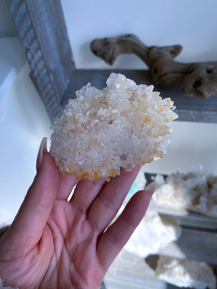 Iron Coated Quartz Cluster #8