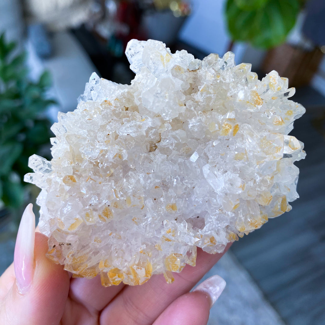 Iron Coated Quartz Cluster #8