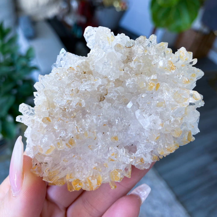 Iron Coated Quartz Cluster #8